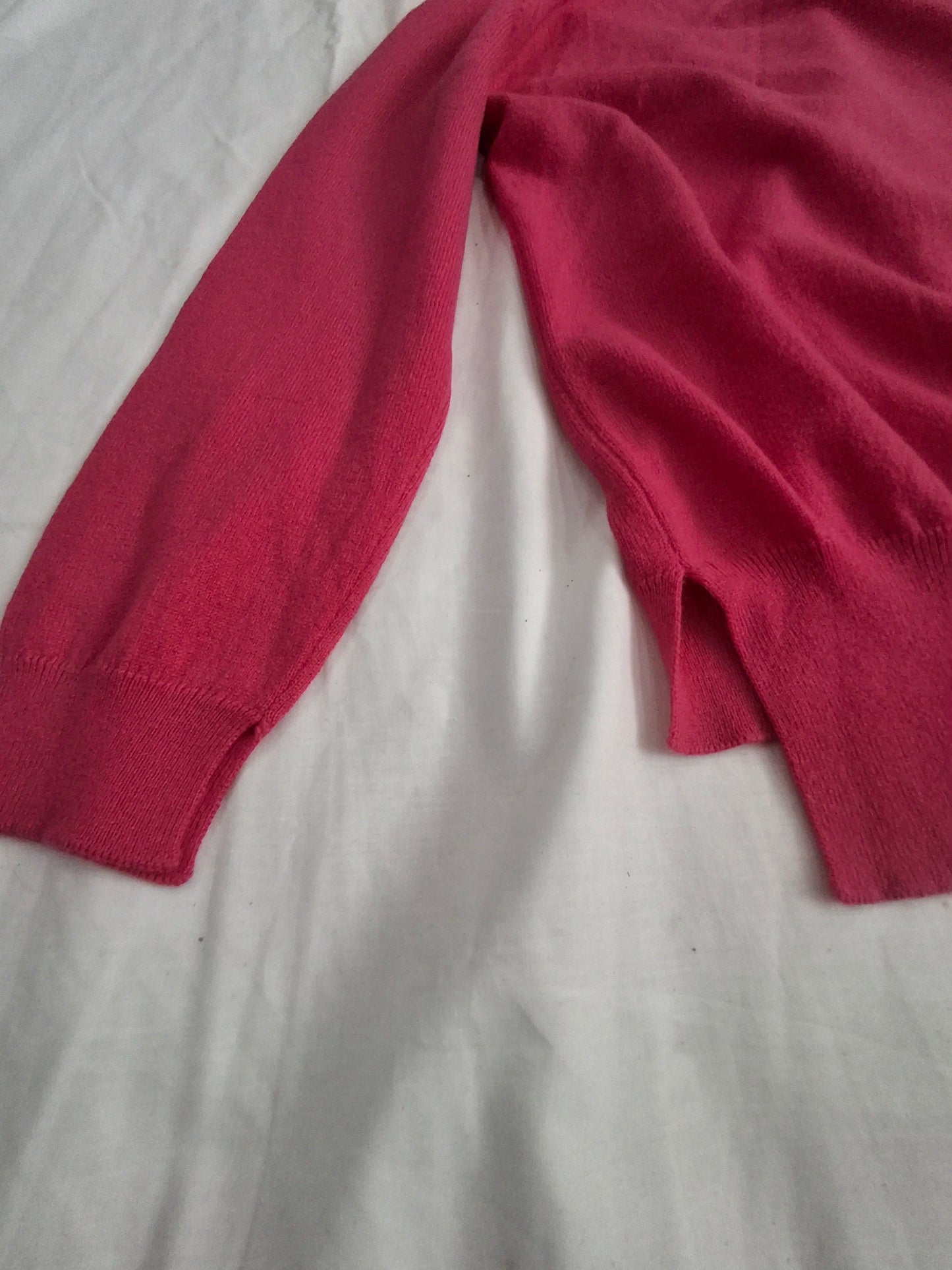 New 100% Cashmere Ladies Pringle of Scotland, Pink Jumper, RRP £325, Size 10/Medium